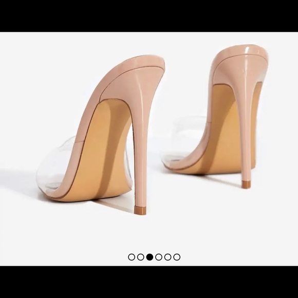 Clear Square Peep Toe - Picture 3 of 3